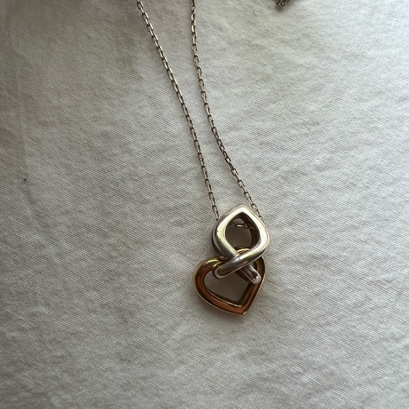 Authentic Link of London Gold and Silver heart necklace - Picture 5 of 5